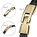 FIBO STEEL Leather Bracelet for Men Braided Wrist Cuff Vintage, 2 Pcs a Set 8.5inches