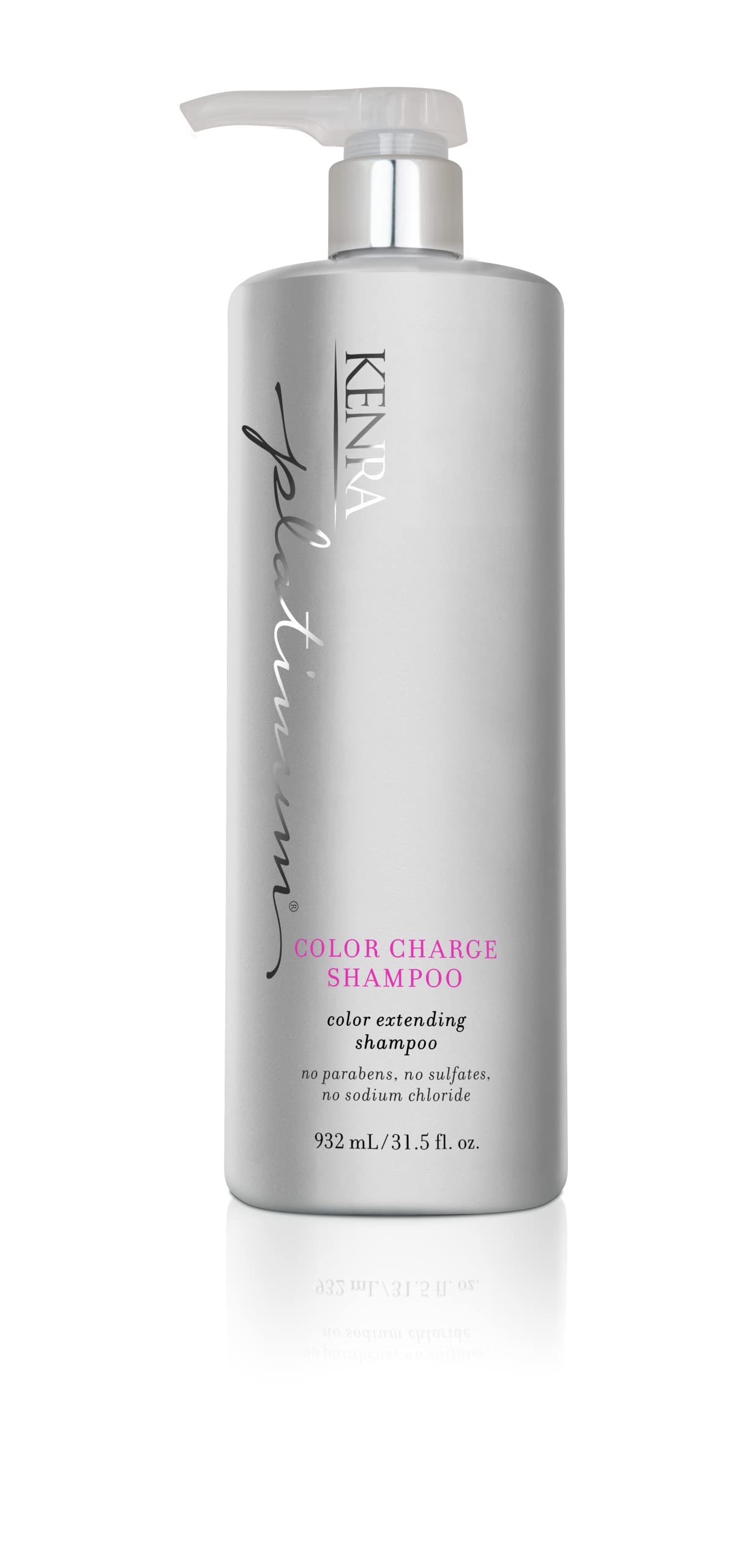 Kenra Professional Platinum Color Charge Shampoo | Color Extending | Recharges Hair Color Up To 50 Washes | Locks Color Pigments | Maximum Color Retention | All Hair Types & Colors | 31.5 fl. Oz