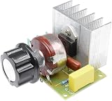 Hailege 2pcs 3800W SCR Voltage Regulator Dimmer AC 220V Speed Temperature view 2