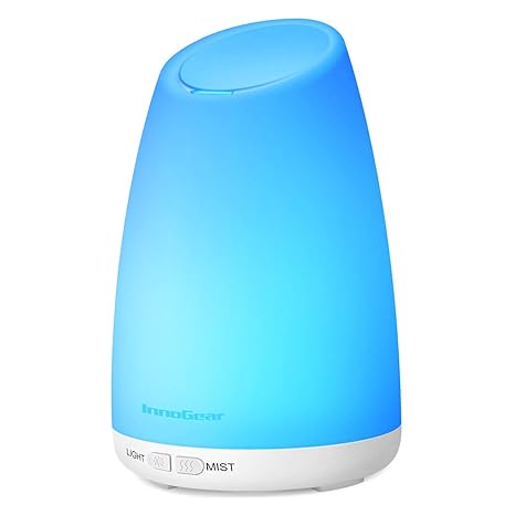 Innogear 150ml Aromatherapy Essential Oil Diffuser Ultrasonic Portable Cool Mist Aroma Room Freshener With 7 Color Led Night Lights And Waterless Auto #unique #essential #oil #diffuser Innogear 150ml Aromatherapy Essential Oil Diffuser Ultrasonic Portable Cool Mist Aroma Room Freshener With 7 Color Led Night Lights And Waterless Auto