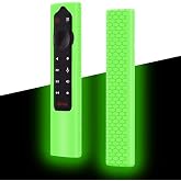 Protective Case Compatible for NVIDIA Shield Android TV Pro 4K HDR Streaming Media Player,Remote Case Skin Holder for NVIDIA Shield Remote Controller,Shockproof Remote Bumper Back Cover-Glowgreen