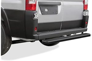 APS Rear Step 5in Matte Black Compatible with Ram Promaster 2014-2024 Full Size Van (Nerf Bars Side Steps Side Bars)