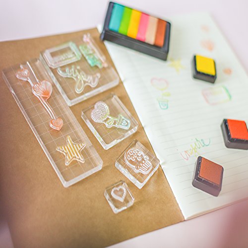 6 Whaline+Acrylic+Stamping+Scrapbooking+Assorted