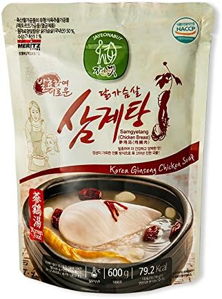 Jayeonabut Fermented Chicken Breast Samgyetang Chicken soup with a feature of health, taste and convenience, 1 box (20 ea)