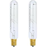 7014647 Incandescent Light Bulb E17 Base 120V 40W | 7014647 Refrigerator Light Bulb Compatible With Sub-Zero 500 Series Refrigerator Freezer (2 Pack)