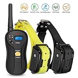 FOCUSPET Remote Dog Training Collar, Rechargeable Electric 655 yd Dog training Collar Waterproof 16 Levels Tone,Vibration & Shock for Small medium & Large Dogs