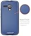 Fosmon DURA-FROST Series Flexible TPU Case for Motorola Moto G (1st Generation Only) / Motorola DVX (Blue)