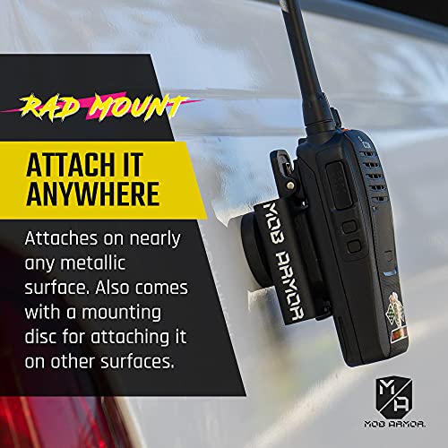 Mob Armor Rad Mount Car Radio Mount Dual Radio Mounting Kit for Handheld CB Radio