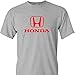 Honda Logo on a T Shirt,Heather Grey,X-Large