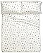 Amazon Brand – Pinzon Cotton Flannel Bed Sheet Set - Queen, Falling Snowflake Blue