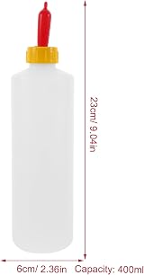 DOITOOL Lamb Feeding Bottle 5 Sets 400Ml Red Teat for Small Animals view 3