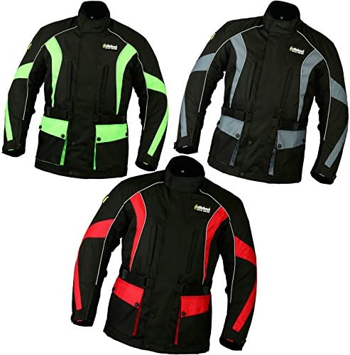 Hilbro New Men's CE Armoured Waterproof Cordura Motorbike Motorcycle Jackets Collection
