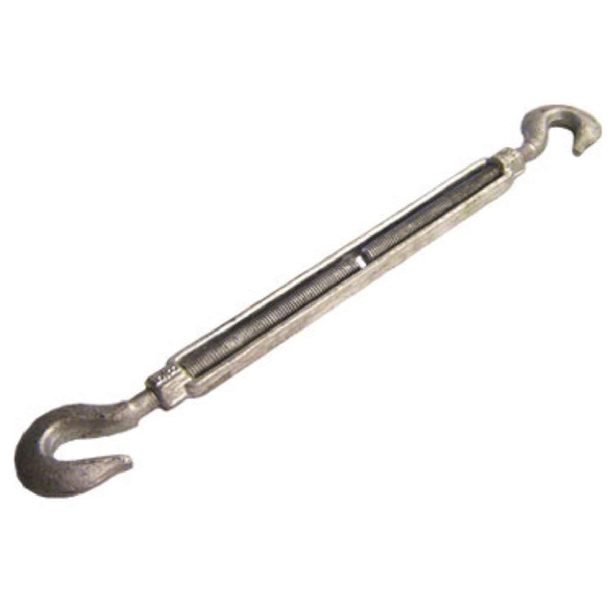 CROSBY 1031911 Hg227 Jaw and Eye Turnbuckle, 3/8" x 6" Pulling And
