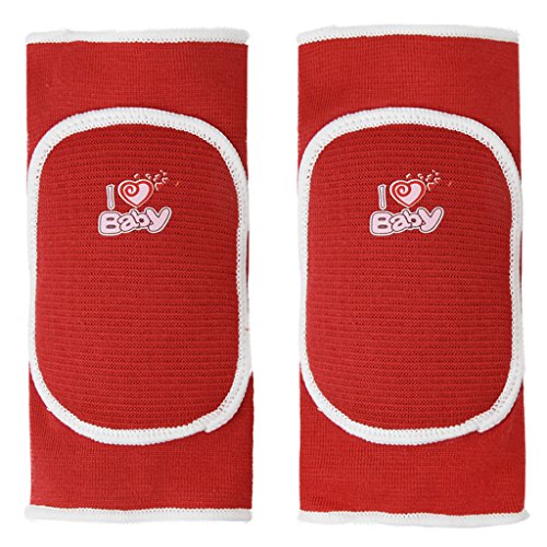 image for BXT Kids Children Boys Girls Stretchy Cotton Knee Pads Sports Padded K