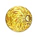 Gazing Ball 10 inch Colorful Glass Gazing Ball for Garden Decor, Yellow