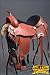 HILASON TREELESS WESTERN LEATHER TRAIL BARREL RACING HORSE RIDING SADDLE