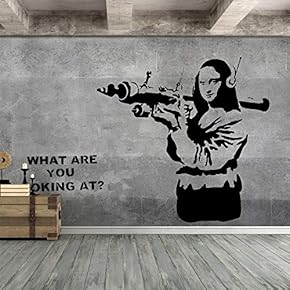 Wall Mural Street Art Graffiti Removable Wallpaper Wall Sticker for Bedroom Living Room - 66x96 inches
