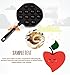 Takoyaki Pan, Keeper Nonstick Cast Aluminum Alloy Baking Tray Pan Aebleskiver Takoyaki Maker, 12 Holes