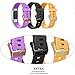 Fitbit Charge 2 Bands, AIUNIT Fitbit Charge 2 Accessory Bands Small/Large Replacement Wristbands for Fitbit Charge 2 Bracelet Strap Band With 3pack Extra Buckles for Women Men Boys Girls