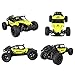 Fistone RC Car 2.4G High Speed Racing Cars 1:16 Iron Radio Control Monster Truck Rock Off-Road Vehicle Buggy Hobby Electronic Game Toys Model (Yellow)