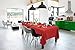 Remedios Rectangle Tablecloth 60x102 Inch - Washable Polyester Table Cloth for 6 Foot Table - Wrinkle Free Dinner Tablecloth for Wedding Party Restaurant Banquet Tables, Red Table Cloths