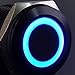Ulincos® Momentary Push Button Switch U16F1 1NO1NC Black Metal Shell with Blue LED Ring Suitable for 16mm 5/8