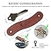 Compact Key Organizer by KEYTEC - Eco Friendly Wooden Smart Key Holder 8~10 Keys Storage – Full Gift Box Package (Expansion kit & Hook Included)