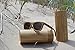 RawWood Originals Natural/Smoke Polarized Bamboo Wood Sunglasses