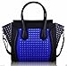 Women's Ladies Designer Leather Style Celebrity Tote Bag Smile Shoulder Handbag