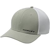 Oakley Men's 4.0 Silicon Bark Trucker, Grey, Small/Medium