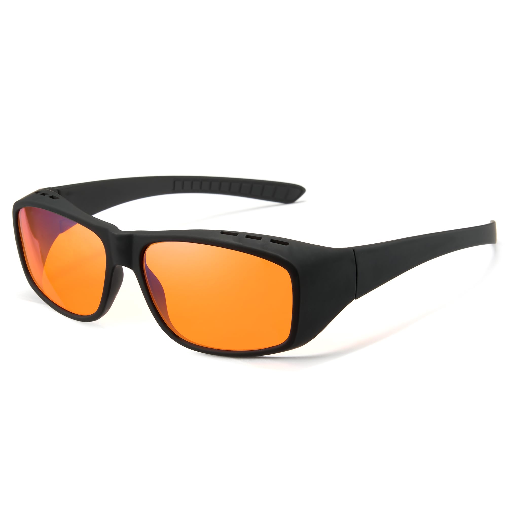 Cyxus Blue Light Filter Glasses Without Prescription Men Women Fashion Computer Protective Glasses Screen Glasses Gaming Glasses 8180, 01-orange, 8180