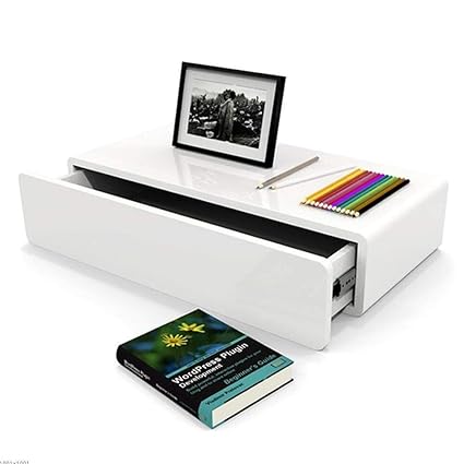 Mxk Bedside Table Wall Mounted Shelf Floating Drawer Storage Box