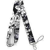 Junji Ito Tomie Souichi's Diary of Delights Japanese Horror Manga 17.7 Neck Lanyard Keychain Holder ID Badge Mobile Phone Pin Strap by Pinstant, Black