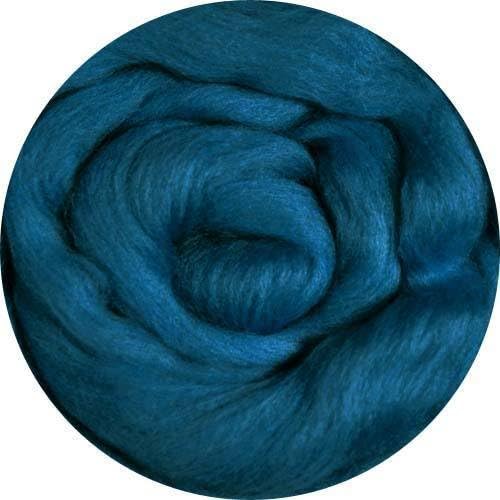 Merino Wool Roving for Felting - Teal (Save: 4 Ounces)