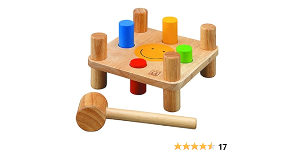 baby toy hammer and peg