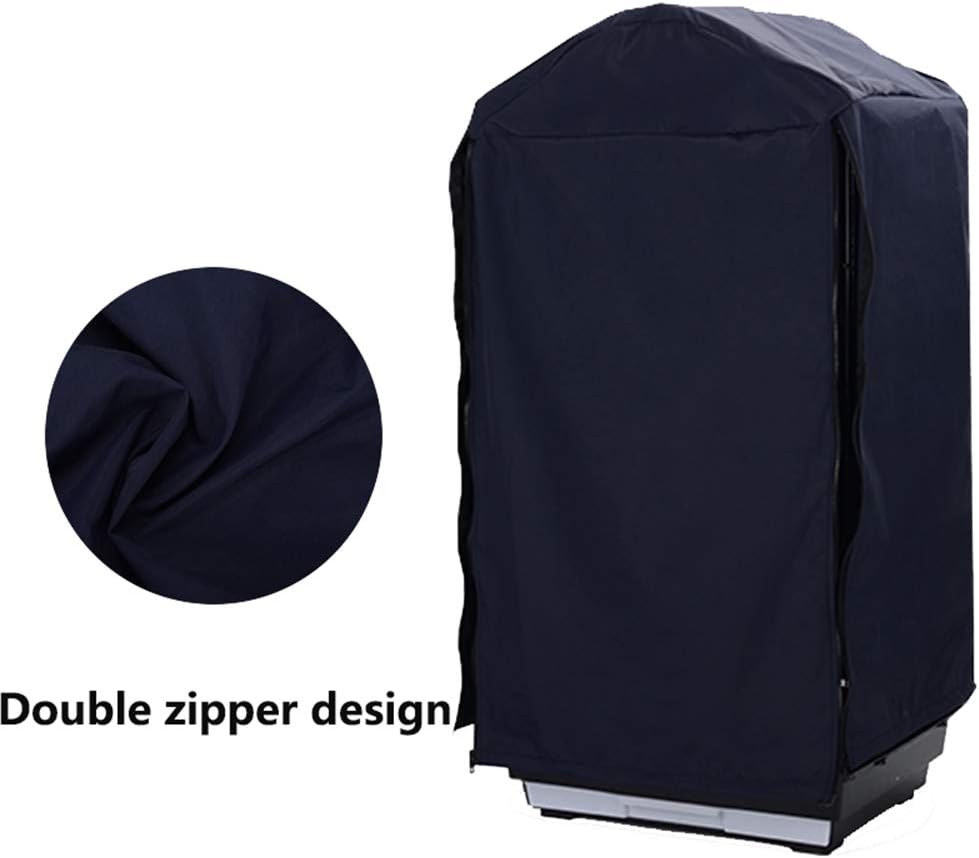 Gatycallaty Bird Cage Covers for Large Round Dome Parrot Birdcage Protective Cloth Cover Good Night Warm Shell Shield for Square Pet Cage Skirt Crate Double Zipper Breathable (Large, Navy) : Pet Supplies