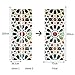Fymural 3D Kaleidoscope Door Wall Mural Wallpaper Stickers Vinyl Removable Decals for Home New Decoration 30.3x78.7,Multicolor