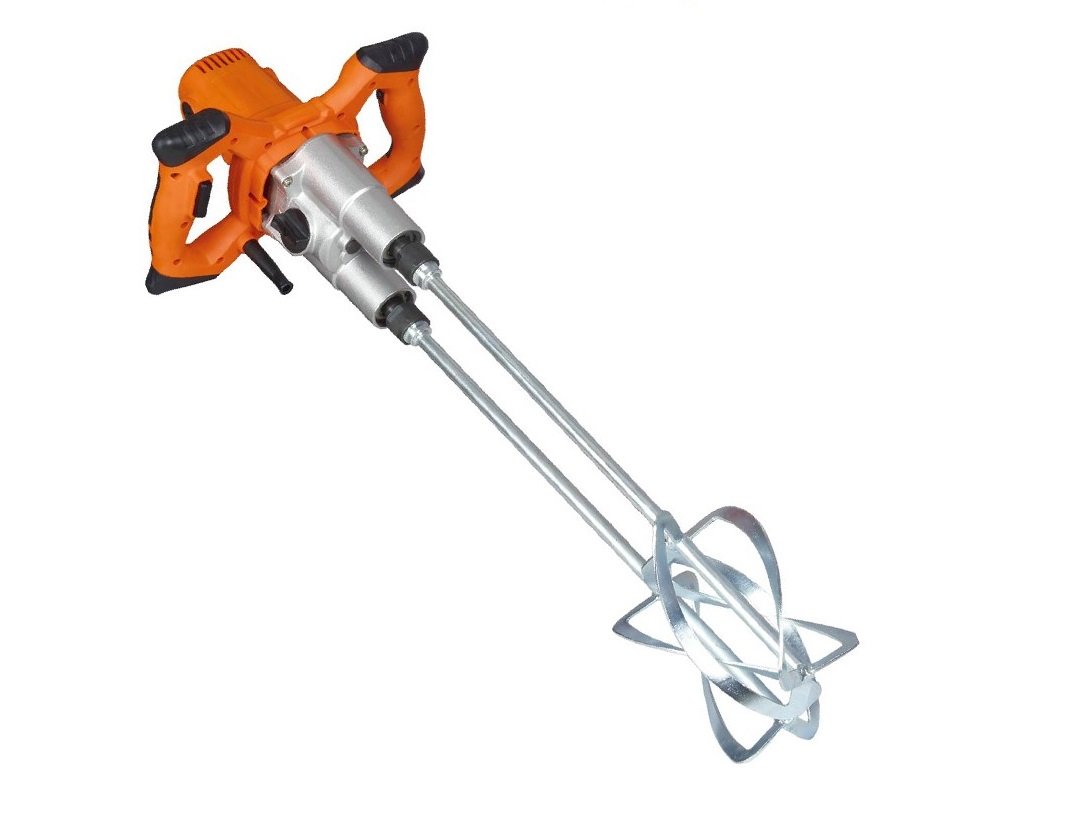 Electric Hand Held Mixer. Double Paddle Mixer. Cement Grout Mortar