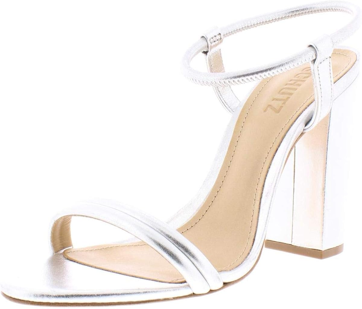 women's metallic heels