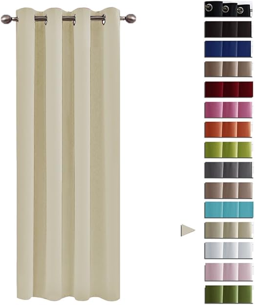 Amazon De Blickdicht Vorhang Mit Osen Lichtundurchlassig Pony Dance 240 Cm X 132 Cm H X B