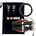 WODSKAI Jump Rope-Adjustable Speed Cable Skipping Ropes-Best for Crossfit, WOD, MMA, Boxing Fitness Training with Ball Bearing System-Free Carry Bag-Spare Cable Including