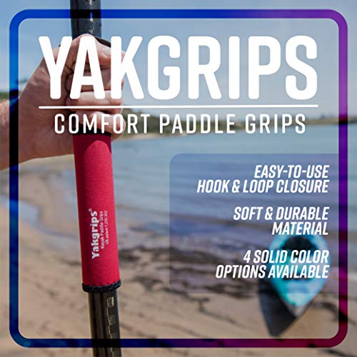 Yakgrips Paddle Grips for Solid Shaft Kayak Paddle, Kayaking Accessories, NonSlip Grip, Blister