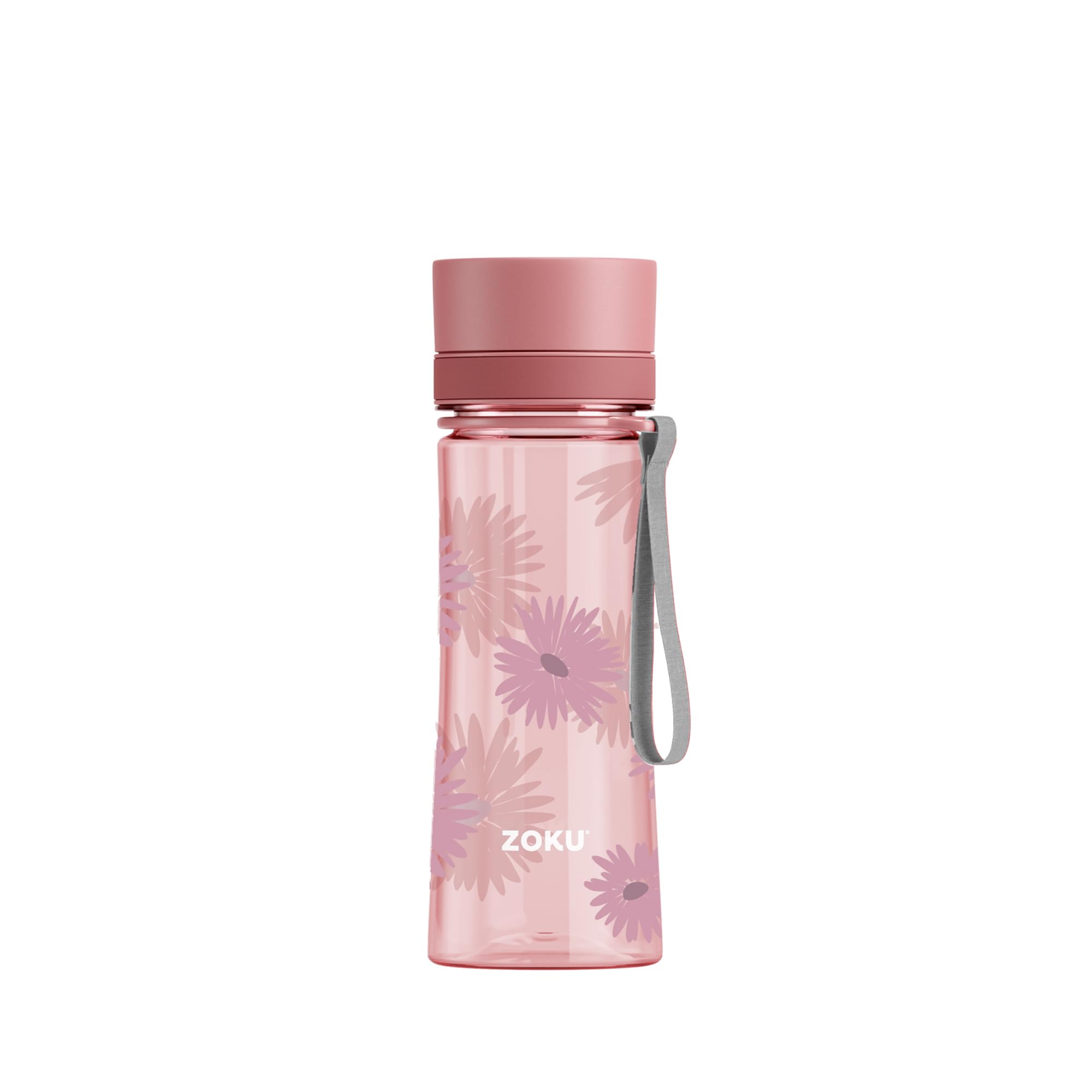 Zoku 400ml Tritan Bottle - Pink Floral