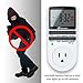 Smart Digital Light Timer with 3-Prong Outlet 7-day Programmable Plug-in Electrical Switch with Anti-theft Random Option, 15A/1800W (1 Pack)