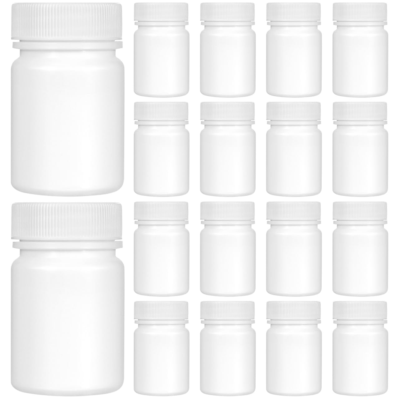 Lurrose Portable Pill Holder 20-Pack Lightweight Waterproof Moistureproof Pill Case for Travel and Daily Medication Storage