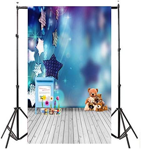 背景の布 ポートレート写真の背景 写真スタジオ 撮影用 背景布 チープ クリスマスの写真の背景スター ベアの装飾のために子どもの写真 のバックドロップのクリスマスの写真の背景 撮影 ファンション撮影 Size 自宅用 雑誌 Color 商業用 Blue 150x210cm