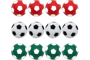 BQSPT Foosball Balls Foose Balls Table Football Soccer Replacement Balls Multicolor Official Tabletop Game Balls Size 32mm Mi