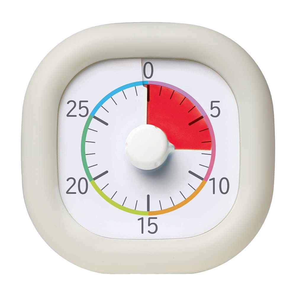 ソニック(Sonic) 時っ感タイマー トキ・サポ 30分計 10cm 時間経過を実感 アイボリー LV-5311-I商品画像