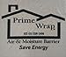 Prime Wrap PR-3150 House Wrap, 3 x 150-Foot, White