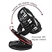 Intbase USB Clip Desk Fan,USB charging fan, 360° Rotation USB Clip Desk Fan Mini USB Personal Cooling Fan, Powerful Wind for Baby Stroller,Outdoor Activity, Office (Black)